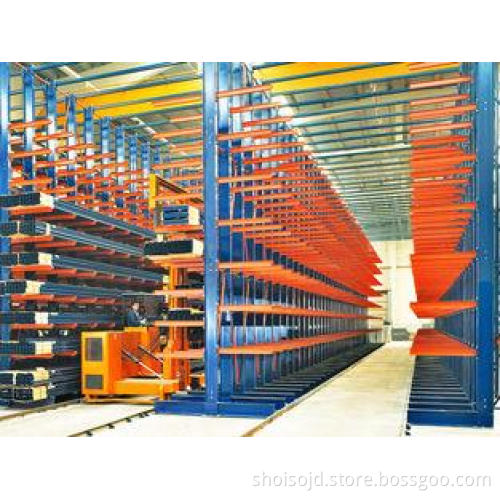 Adjustable Cantilever Lumber Racks , Metal Racking System F